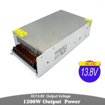 

Universal Power Supply DC 13.8V 87A 1200W Led Driver Transformer AC110V 220V to DC13.8V Power Adapter for Strip Lighting CCTV