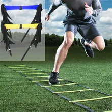 Durable 3.5m 5m 5.5m 7m  Agility Ladder for Soccer Speed Training PP material Football Training Ladder Gym Fitness Equipment