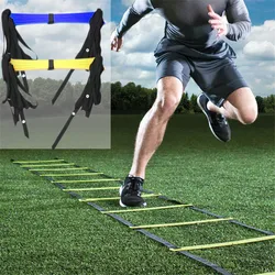 Durable 3.5m 5m 5.5m 7m Agility Ladder for Soccer Speed Training PP material Football Training Ladder Gym Fitness Equipment Durable 3.5m 5m 5.5m 7m Agility Ladder for Soccer Speed Training PP material Football Training Ladder Gym Fitness Equipment