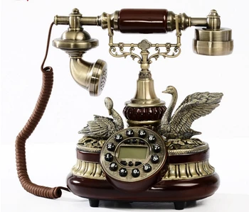 

Fashion antique fixed telephone fashion phone /Blue Backlight/Hands Free/Caller ID