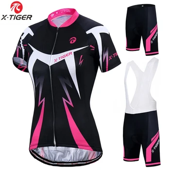 

X-Tiger 2020 Cycling Jersey Set Woman Racing Bike Clothing Bicycle Clothes Summer Cycling Clothing Hombre Maillot Ropa Ciclismo