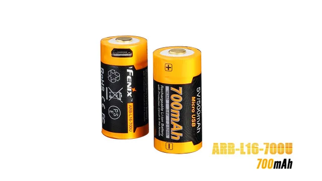 Fenix ARB-L16-700U USB Rechargeable 700mAh Rechargeable Li-ion 16340 RCR123A Battery цена Fenix ARB-L16-700U USB Rechargeable 700mAh Rechargeable Li-ion 16340 RCR123A Battery цены онлайн