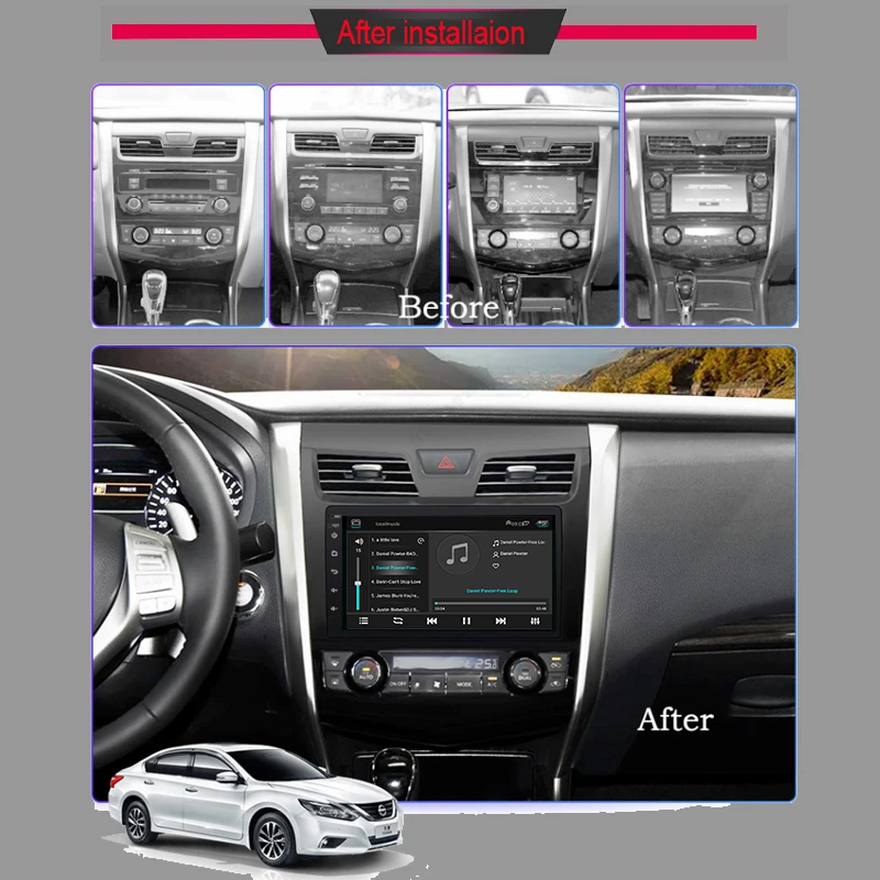 Cheap Touch Screen Android Car Radio GPS for Nissan Teana Altima Navigation 2013 2014 2015 Car DVD Multimedia Player autoradio 0