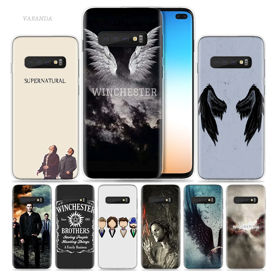

Supernatural Case for Samsung Galaxy S8 S9 S10 5G S10e S7 Note 8 9 10 J4 J6 Plus J5 J8 2018 J3 Silicone TV Show Phone Bags Cover