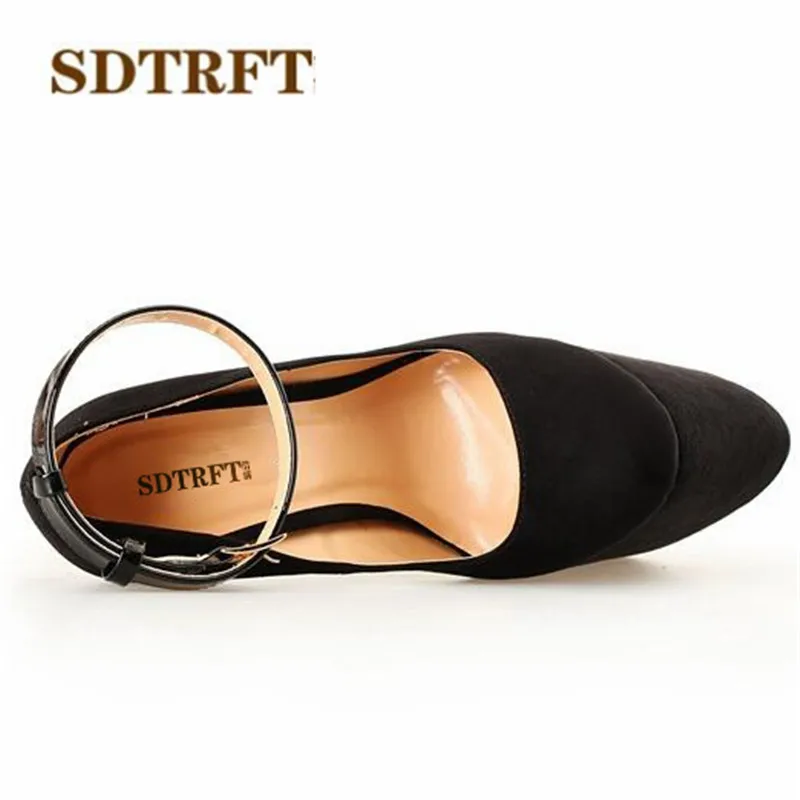 SDTRFT/Большие размеры: 46, 47, 48, 49, 50, стилеты на высоком тонком металлическом каблуке 22 см, вечерние туфли-лодочки из лакированной кожи женские свадебные туфли на платформе