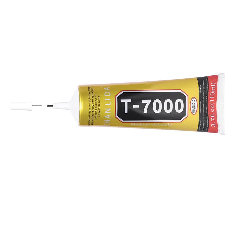 

Black 110ml T7000 Glue Liquid Touch Screen LCD Plastic Adhesive T-7000 Fabric Textile Super Strong Bond Epoxy Resin Clothes Bts