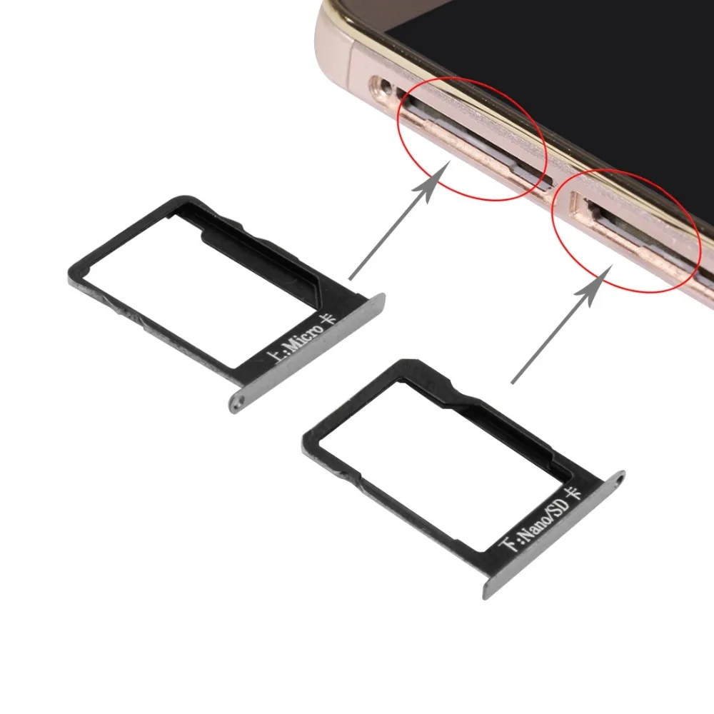 H лоток для sim-карты и микро лоток для карт SD для Huawei Mate 7