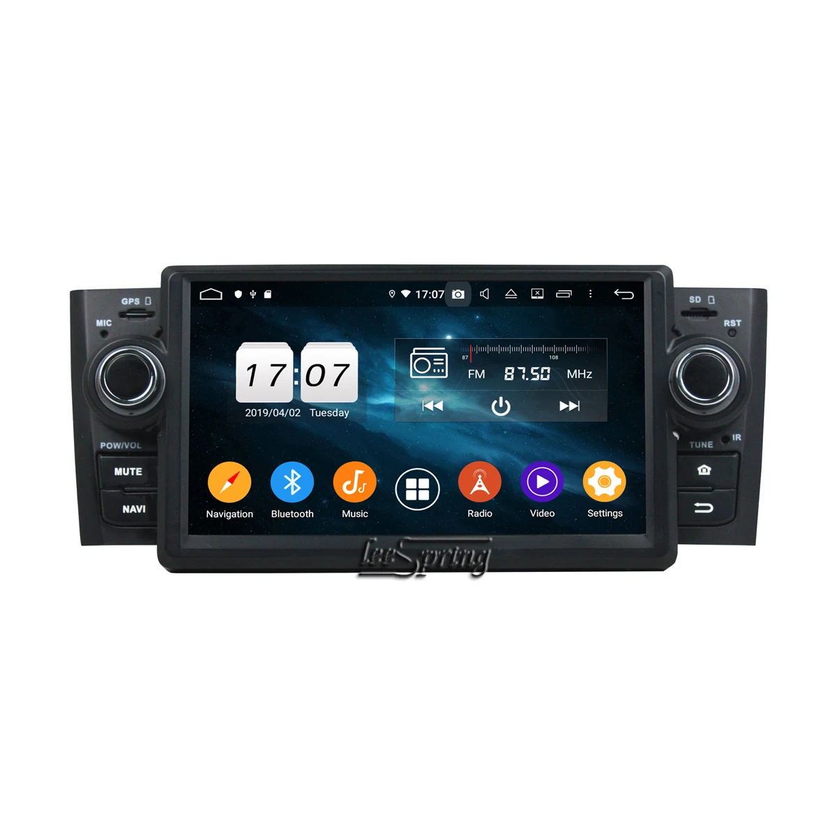 Top Android 9.0 CAR DVD Player for FIAT LINEA 2007-2013 GPS navigation Car multimedia player 4+32G 0