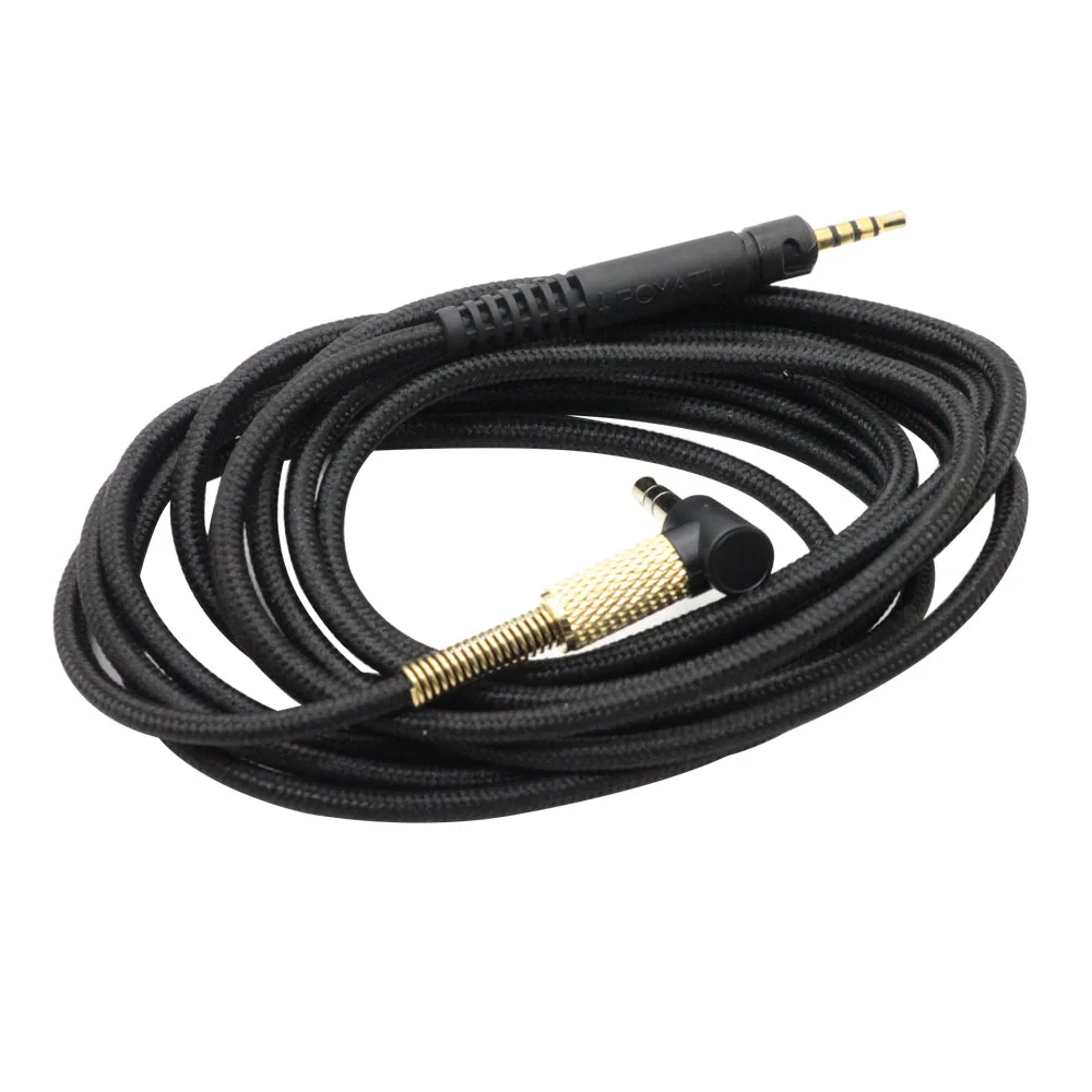 Кабель Poyatu 3 5 мм для наушников Sennheiser HD569 HD579 HD559 HD 599 HD599 сменный Плетеный черный