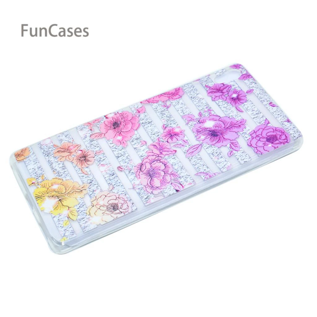 Pentagram Kasus Carcasa sFor Sony XA Ultra Lembut TPU Telepon Kasus sel Metallic Dipasang Kasus Etui sFor Sony Xperia C6 Handphone Mobil