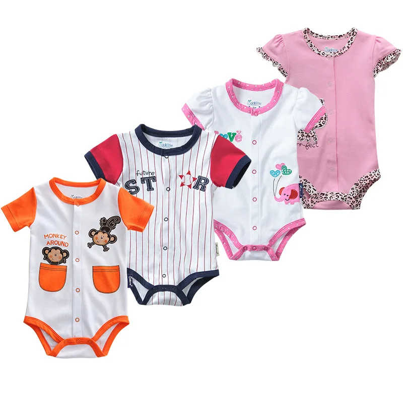 

New Summer Baby Boys Romper Animal style Short Sleeve infant rompers Jumpsuit cotton Baby Rompers Newborn Clothes Kids clothing