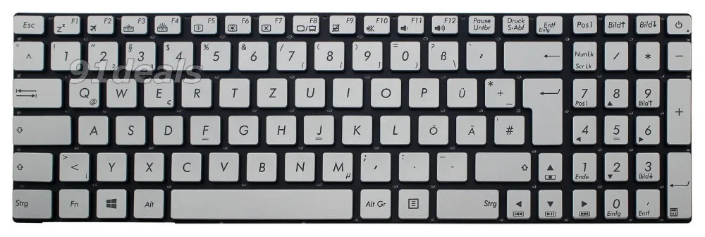 

New notebook Laptop keyboard for ASUS GL551 GL551J GL551JK GL551JM German Deutsch DE GR QWERTZ Frame