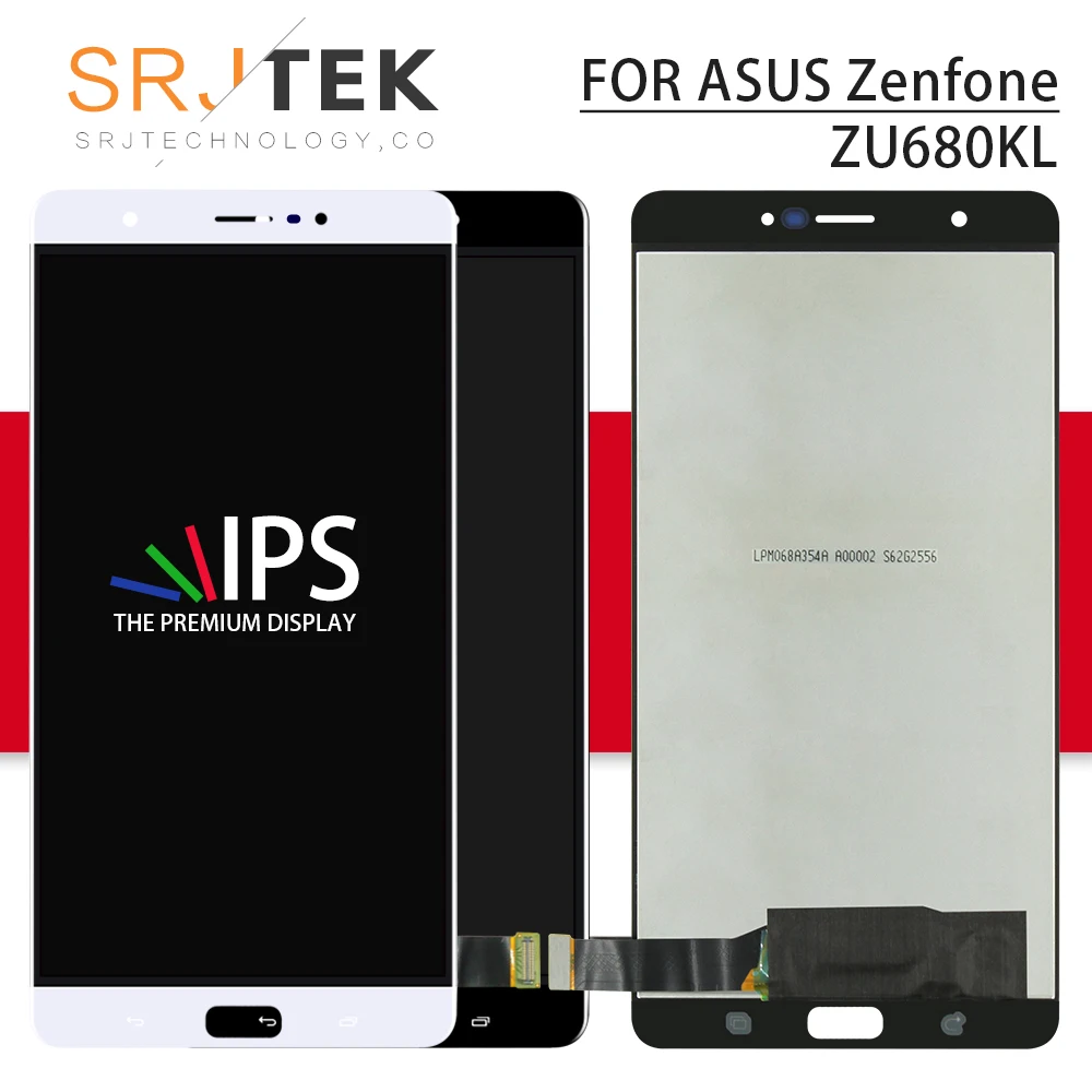 

Srjtek Screen For Asus Zenfone 3 Ultra ZU680KL LCD Display Frame Touch Screen Digitizer Glass Assembly For Asus ZU680KL Display