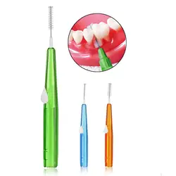 8 шт. зубная щётка с толкателем переносная зубная щетка для удаления остатков зубов поплавка гигиена полости рта уход за чистыми