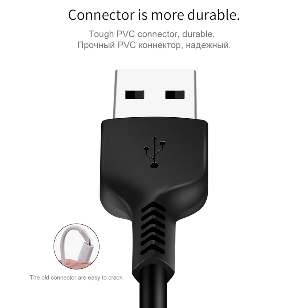 НОСО USB Type C Кабель быстрой зарядки синхронизации данных кабель для Xiaomi Mi A1 A2 8 6