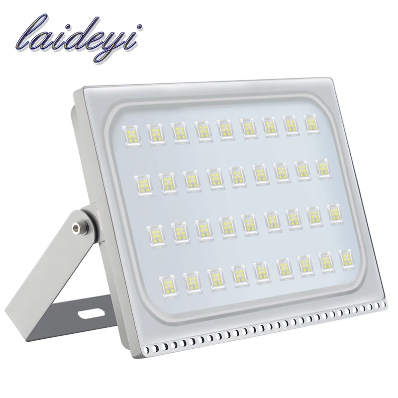 Ультратонкий Светодиодный прожектор LAIDEYI 200 Вт IP67 уличный с отражателем 220 В для