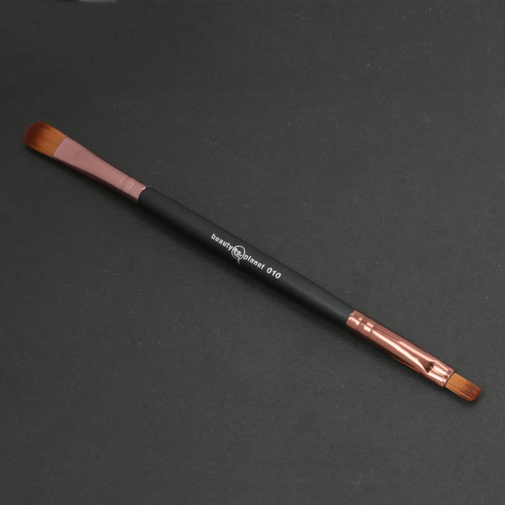 Cosmetic Double Ended Smokey Eye Brush Eye Shadow Blending Brush Black