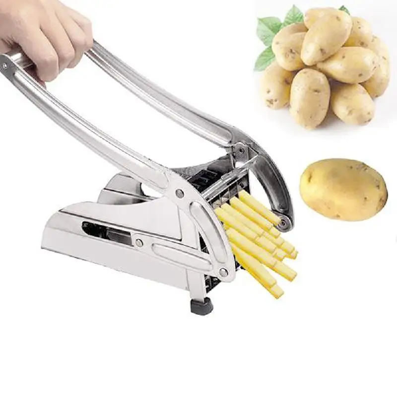 Steel Stainless Potato Chipper French Slicer Fries Chip Cutter Vegetable Chopper 36 Hole 64 Hole 3x3