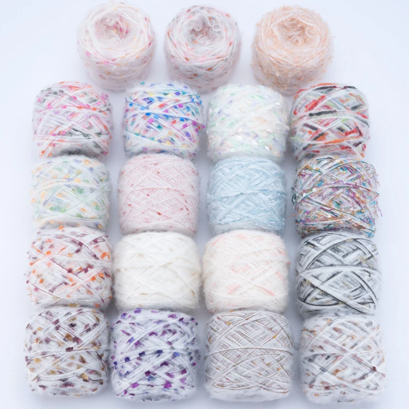 

New 250g natural smooth worsted unique acrylic mohair yarn sewing knitting yarn skein crochet yarn for knitting thread,Z3504