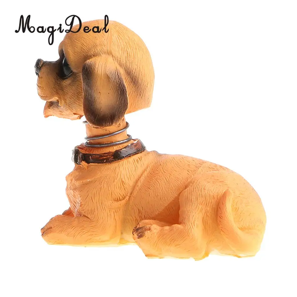 Cute Shaking Head Lucky Dog Puppy Pug Bobbing Heads Bobblehead Toy Aniaml Pet Figures Car Dashboard Auto Decoration
