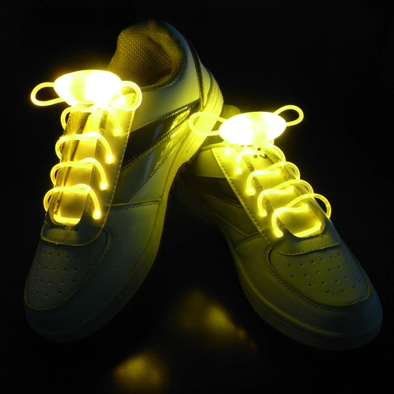

1 Pair Light up LED Luminous Shoelaces Athletic Sport Flat Shoes Laces for Boys Girl Fashion Luminous Shoe Strings