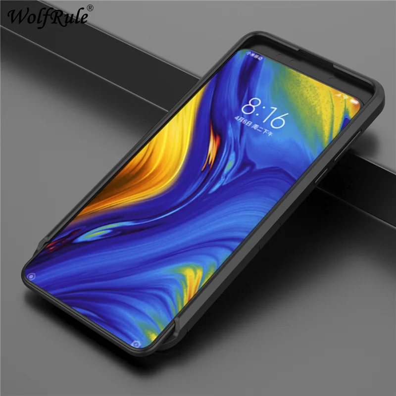 Чехол для Xiaomi Mi Mix 3 чехол силиконовый резиновый робота Жесткий задней панели