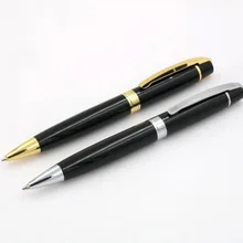 Классическая металлическая подарочная ручка с волнистым узором; серебристая шариковая ручка