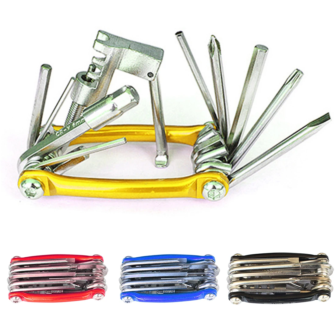 buy Portable Steel Multifunction Bike Tools Maintenance Bisiklet Repair Multi Tool Wrench 11 In 1 Pro Road MTB Cycling Bicycle Tool