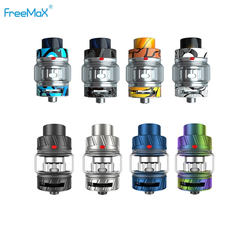

Original Freemax Fireluke 2 Subohm Tank 2ml/5ml Capacity with TX1 & TX2 mesh coil slide-to-open top fill design vs Mesh Pro Tank