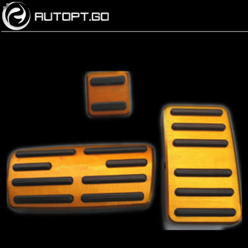 

Gold Non-slip Auto Accelerator / Gas Brake Foot Pedal Pad Cover Fit For 2015-2016 Honda CRV Pedals