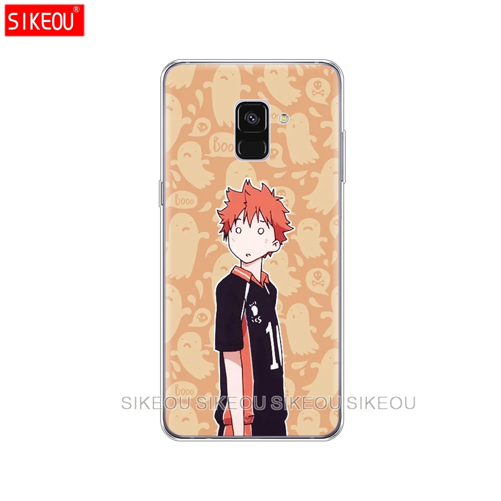 Силиконовый чехол для телефона Samsung Galaxy A6 A8 2018 A3 A310 A5 A510 A7 2016 2017 Haikyuu Hinata атаки аниме