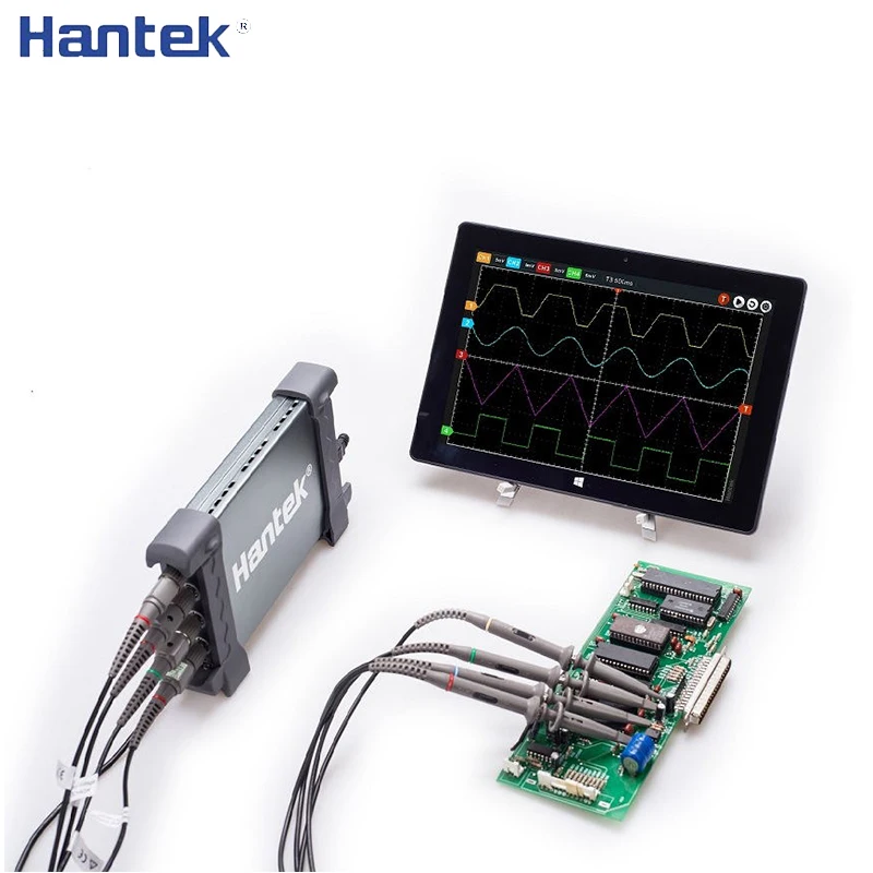 Hantek 6074BC Digital Oscilloscope PC USB 4 Digital Channels 70MHz Bandwidth 1GSa/s 2mV-10V/DIV input sensitivity