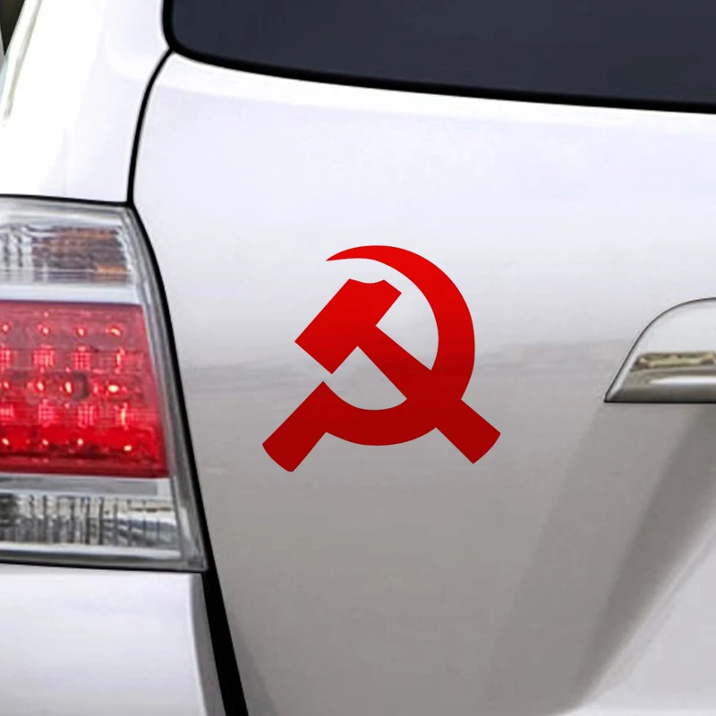 

Communist Party Personality Cars Stickers Waterproof Vinyl Wrap for Auto Products Art Accessories Decoration Motorcycle Styling
