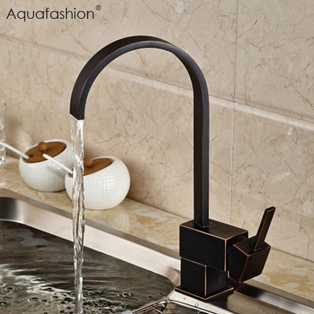 Antike Schwarz Küche Armaturen 360 Swivel Waschbecken Becken ... Antike Schwarz Küche Armaturen 360 Swivel Waschbecken Becken ...