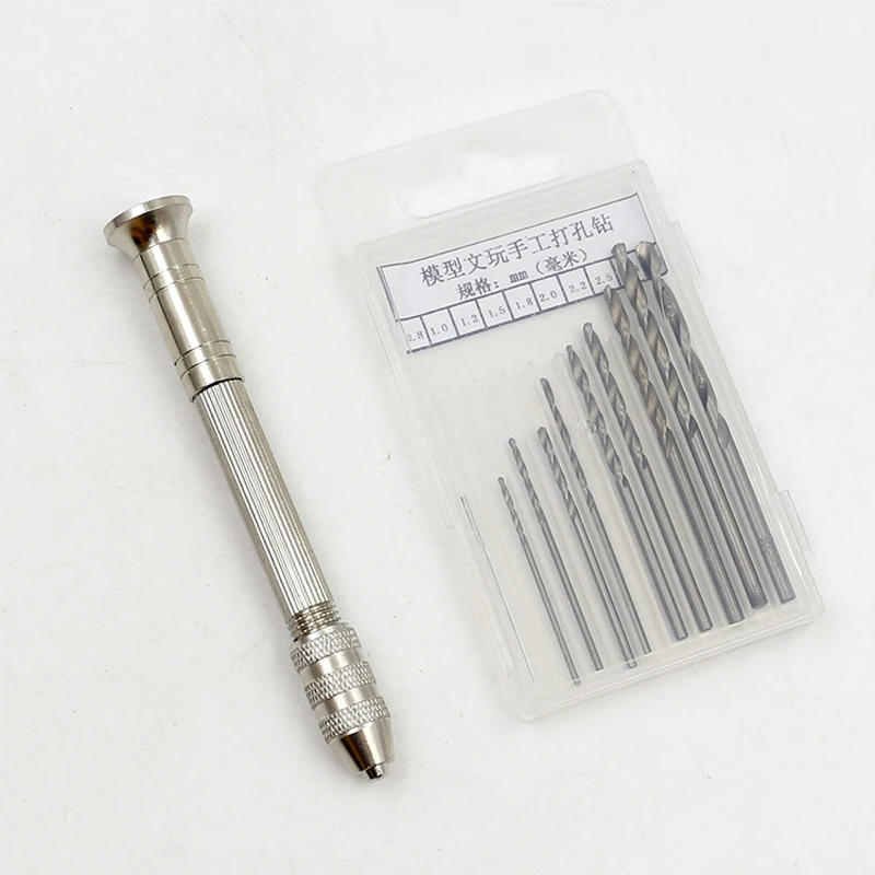 

Unisex Metal Tool New Product Miniature Model Gundam Drilling Hand Drill Set Hobby Cutting Tools Accessory
