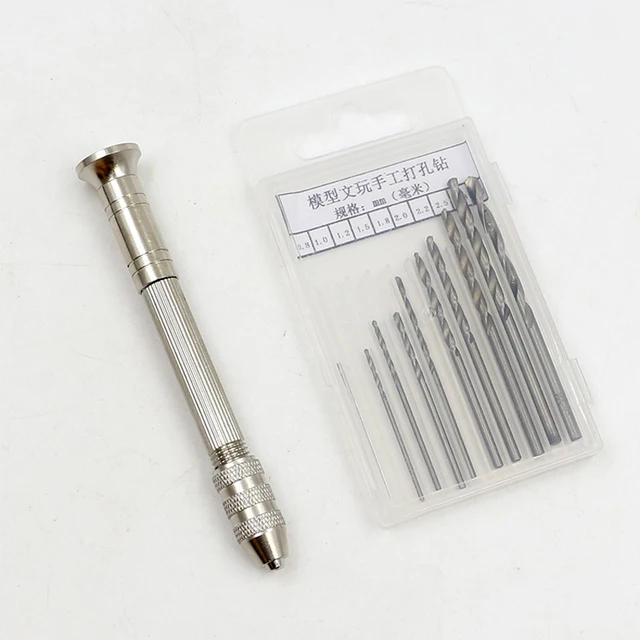 Unisex Metal Tool New Product Miniature Model Gundam Drilling Hand Drill Set Hobby Cutting Tools Accessory Model Building Kits TOOLS color: No packaging|packaging