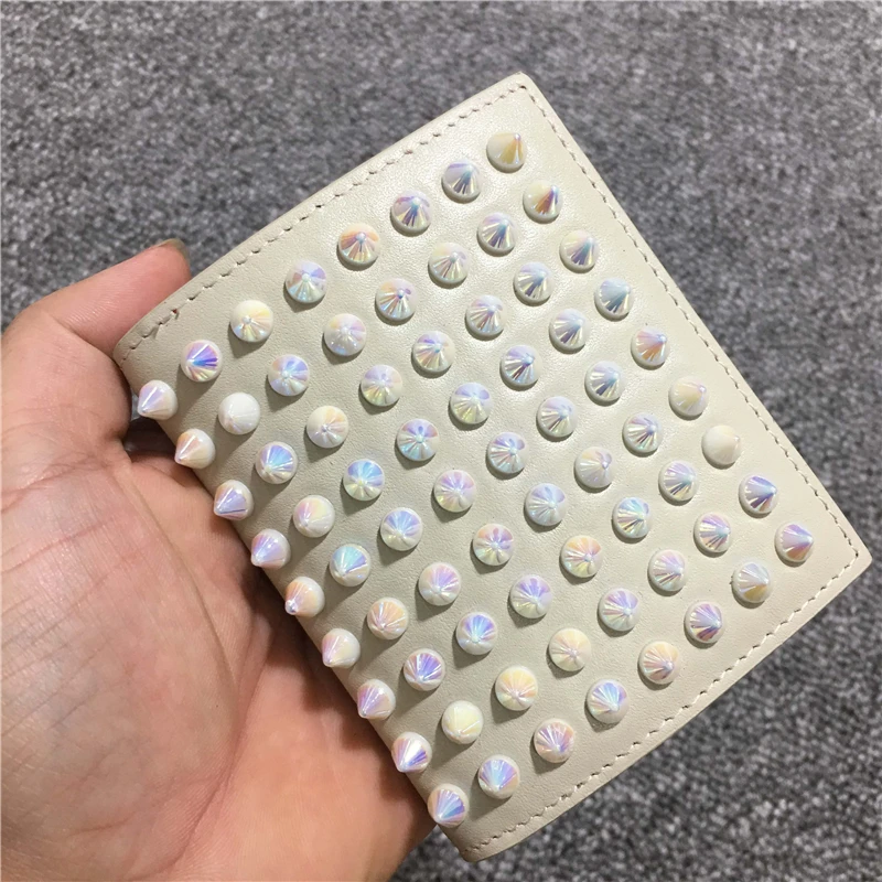Hot Folding short leather Women wallet Simple Retro Rivets Short Wallet Coin Purse Card Holders For Ladies Bags bolsa feminina
