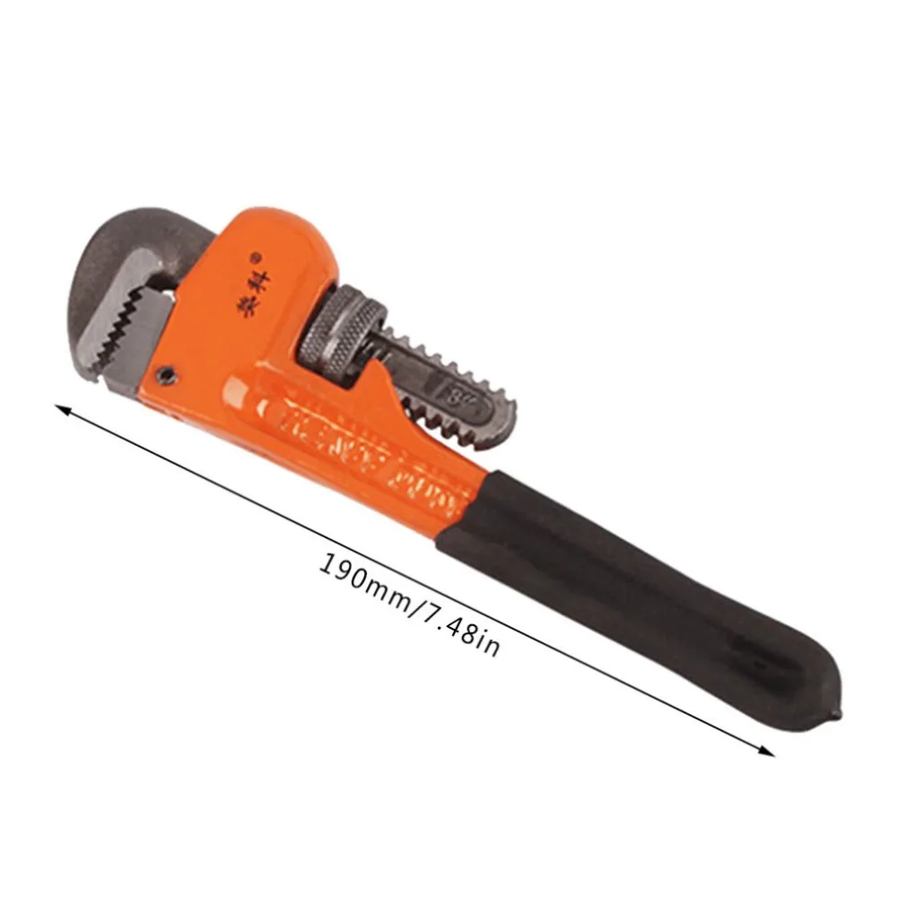 8-inch Heavy-Duty Straight Pipe Wrench 8-inch Plumbing Wrench