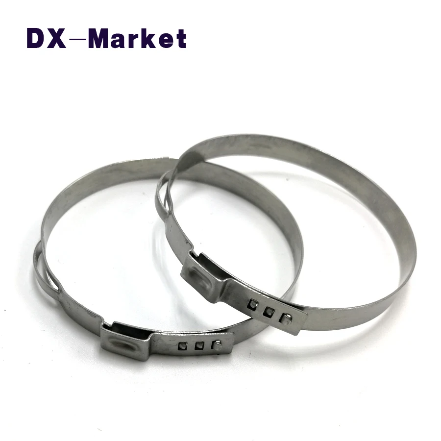 Buy 75.3mm 95mm , 304 stainless steel single ear clamp