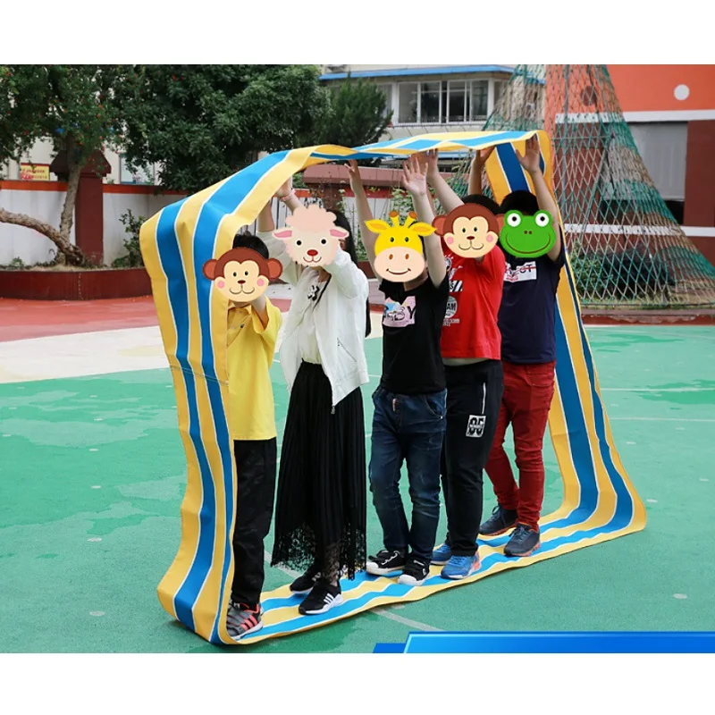 1 SET Kids Outdoor Team Cooperation Sense Training Interactive Toys For Children Educational Toys Kindergarten Sports Games