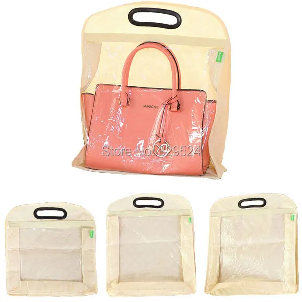 Hanging Transparent Pvc And Non Woven Fabric Dust Bag For Handbags Hanging Transparent Pvc And Non Woven Fabric Dust Bag For Handbags In Storage Bags From Home Garden On Aliexpress Alibaba Group