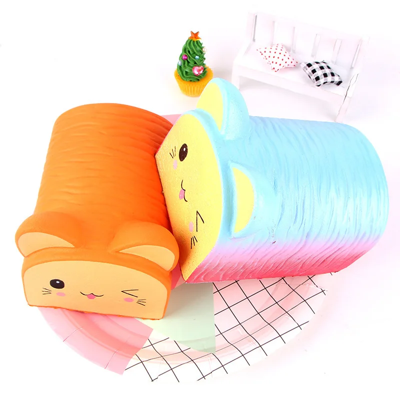

D-Fantix Kawaii Squishy Toys Jumbo Bread Cake Soft Slow Rising Scented Squeeze Toys Anti-stress Toys Gift For Children Adult