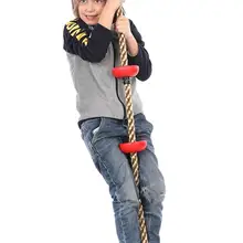 Забавная детская скалолазание качающаяся корзинка диск Скалолазание Веревка для детей детская садовая площадка для двора открытый качели игровое оборудование игрушки