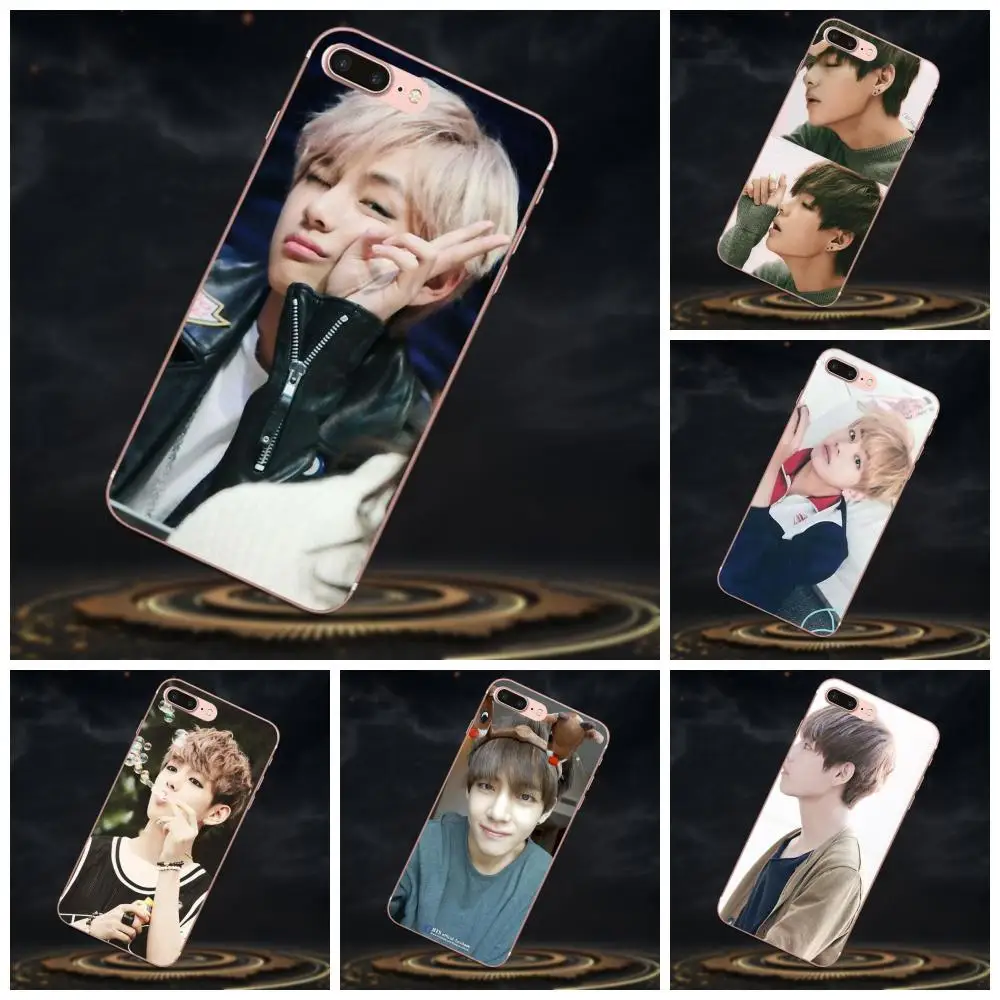 

For Samsung Galaxy Note 5 8 9 S3 S4 S5 S6 S7 S8 S9 S10 mini Edge Plus Lite TPU Custom Design Bangtan Boys Taehyung Run