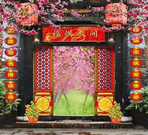 Chinese Garden Peach Blossoms Vintage Photography Scenic Backdrops Digital Printed For Wedding Vinyl Background Backdrop Custom Vinyl Race Car Wraps Backdrop Standbackdrop Background Aliexpress