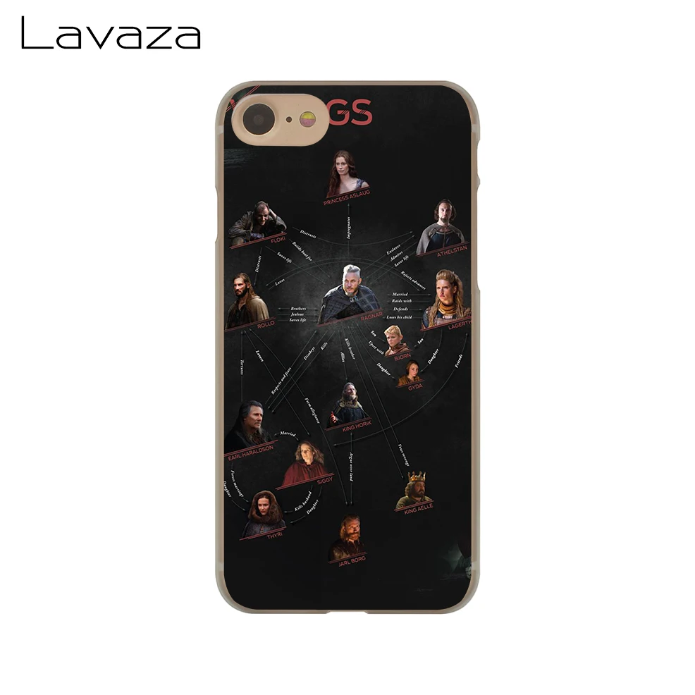 Чехол Lavaza Ragnar Lothbrok Vikings для Apple iPhone 4 4S 5C 5S SE 6 6S 7 8 Plus 10 X Xr Xs Max 6Plus 7Plus