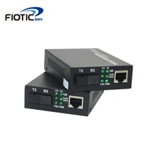 1 pair 100M optical fiber Media converter FTTH Fibra Optica Transceiver Conversor de Fibra