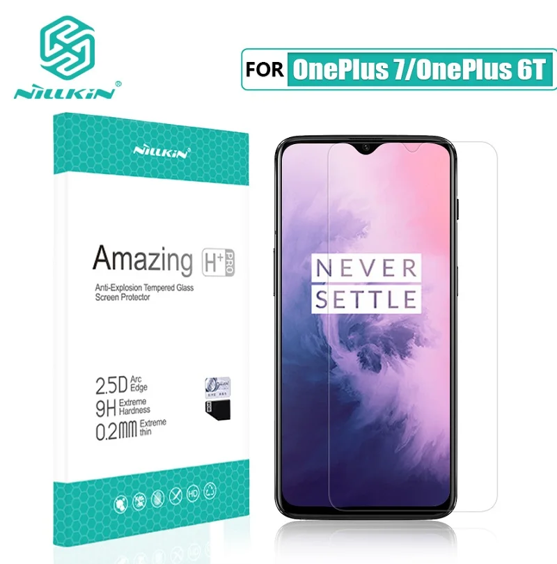 Закаленное стекло для OnePlus 7 One Plus 7 6,41 ''NILLKIN Amazing H/H+ PRO/XD+ 9H Защитная пленка для экрана OnePlus 7