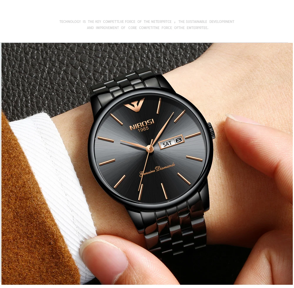 Relogio Masculino NIBOSI Mens Watches Top Brand Luxury Simple Watches Men Steel Calendar Date And Week Fashion Watches 2018 Saat (19)