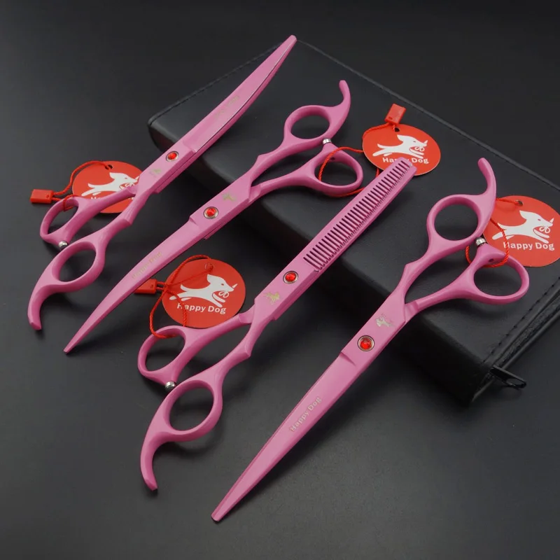 

7" Professional Pet Grooming Scissors,Straight scissors & Thinning scissors & up-Curvedscissors & down-Curved scissors D726